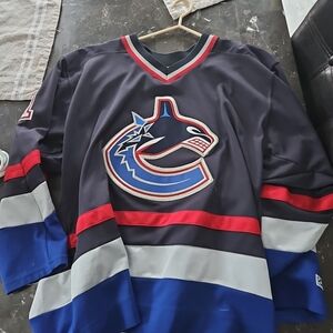 Roberto Luongo #1 Vancouver Canucks Hockey Jersey